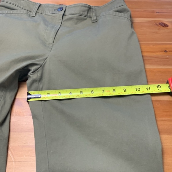 Talbots Straight Leg Olive Green Chinos - Picture 11 of 14